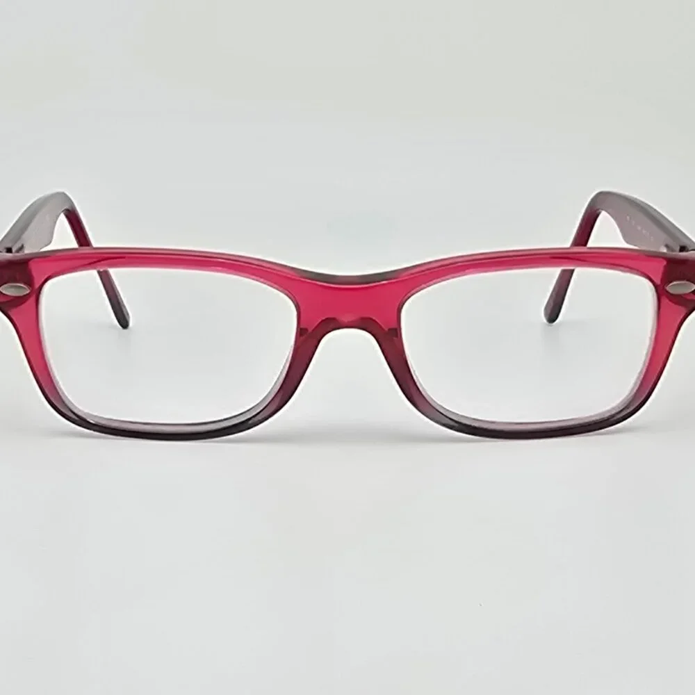 Ray-Ban RB1531 3648 Polished Fuxia on Grey Kids Eyeglasses Frame w/ Flexhinge